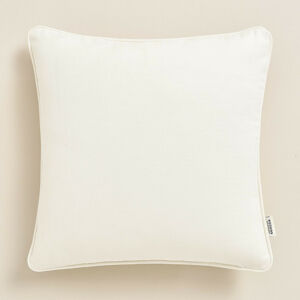 Elegantní povlak na polštář v bílé barvě 40 x 40 cm