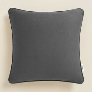 Elegantní povlak na polštář v tmavě šedé barvě 40 x 40 cm