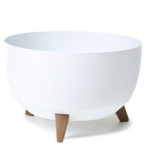 Designový květináč ROMA v bílé barvě 47 cm