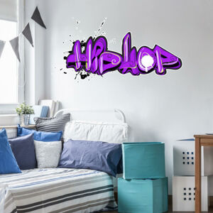 Samolepka na zeď - Hip Hop - graffiti styl