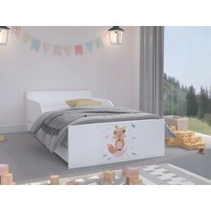 Pohádková dětská postel s milou liškou 180 x 90 cm