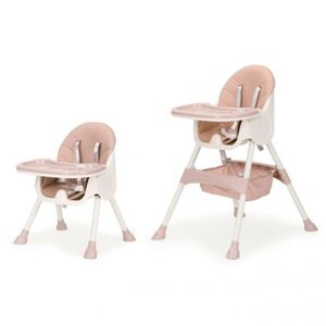 Růžová jídelní židle pro děti do 3r.