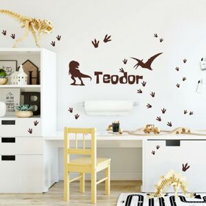 Samolepka na zeď - Tyranosaurus se jménem