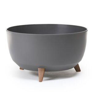 Designový květináč ROMA v šedé barvě 47 cm